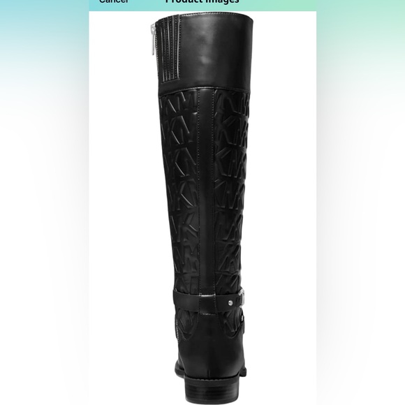 NIB
Michael Kors Kincaid Embossed Faux Leather & Logo Riding Boot size 11 - Picture 3 of 3